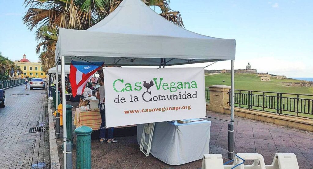 Casa Vegana Outreach Tent